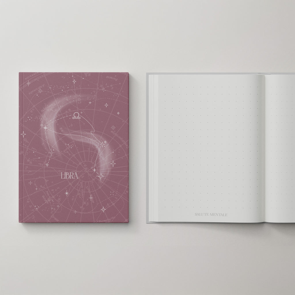 Sternzeichen Notizbuch: Libra (Waage) - der Harmonische