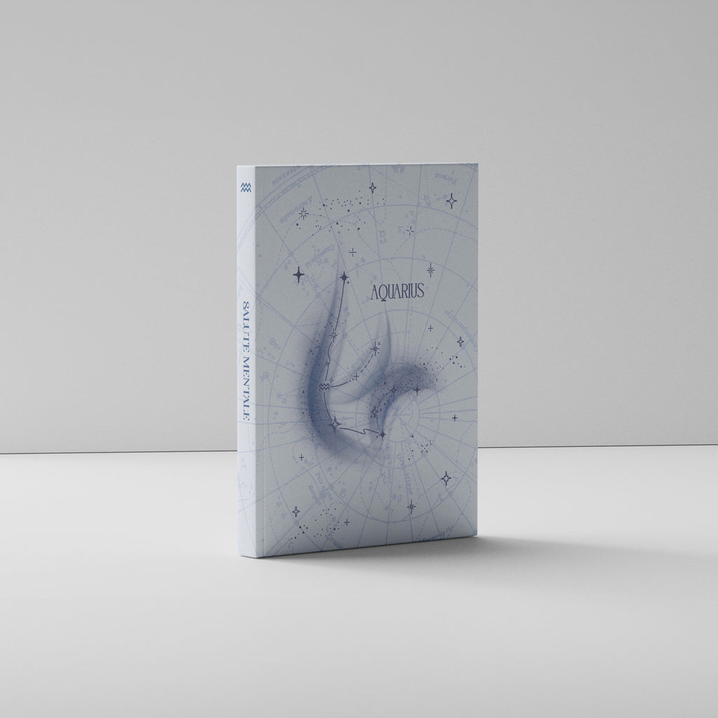 Sternzeichen Notizbuch: Aquarius (Wassermann) - der Visionär