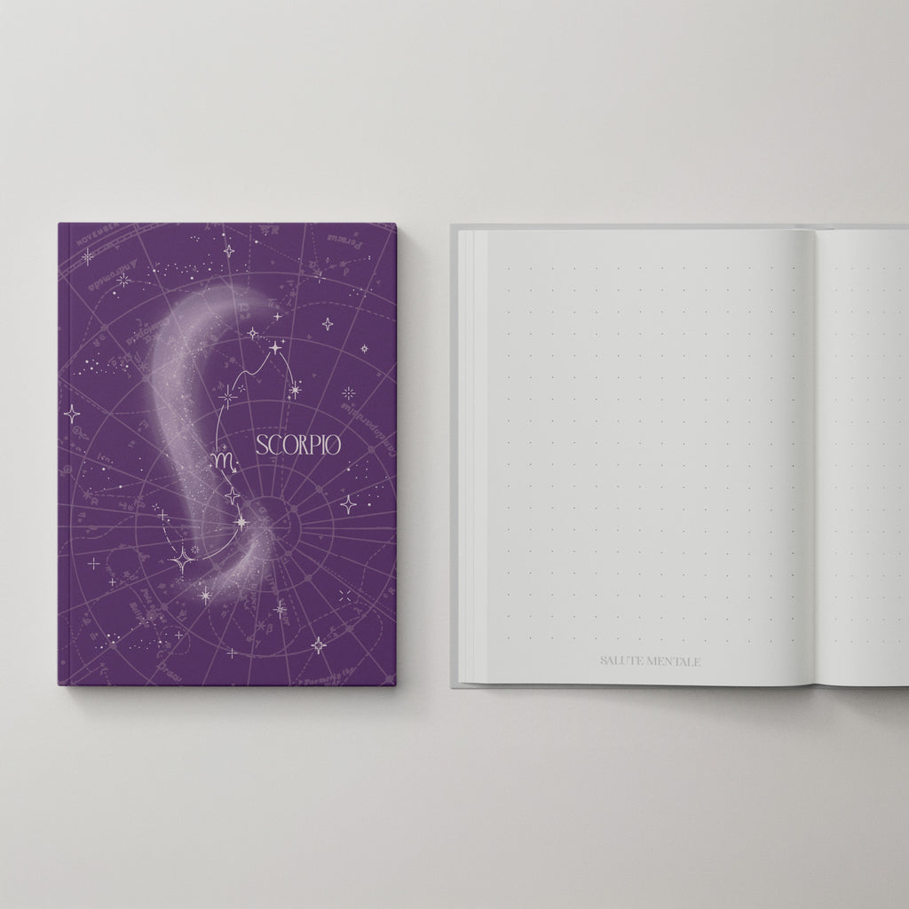 Sternzeichen Notizbuch: Scorpio (Skorpion) - der Unbeugsame